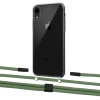 Чохол Upex Crossbody Protection Case для iPhone XR Crystal with Twine Mint and Fausset Matte Black (UP83163)