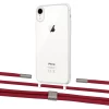 Чехол Upex Crossbody Protection Case для iPhone XR Crystal with Twine Red and Fausset Silver (UP83175)