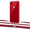 Чехол Upex Crossbody Protection Case для iPhone XR Crystal with Twine Red and Fausset Silver (UP83175)