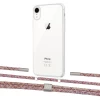 Чохол Upex Crossbody Protection Case для iPhone XR Crystal with Twine Mulberry and Fausset Silver (UP83181)