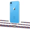 Чехол Upex Crossbody Protection Case для iPhone XR Crystal with Twine Blue Sunset and Fausset Silver (UP83184)