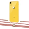 Чохол Upex Crossbody Protection Case для iPhone XR Crystal with Twine Cantaloupe and Fausset Gold (UP83193)