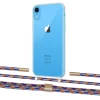 Чохол Upex Crossbody Protection Case для iPhone XR Crystal with Twine Blue Sunset and Fausset Gold (UP83201)