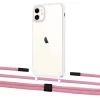 Чохол Upex Crossbody Protection Case для iPhone 11 Crystal with Twine Coral and Fausset Matte Black (UP83259)