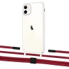 Чехол Upex Crossbody Protection Case для iPhone 11 Crystal with Twine Red and Fausset Matte Black (UP83260)