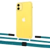Чохол Upex Crossbody Protection Case для iPhone 11 Crystal with Twine Cyan and Fausset Matte Black (UP83267)