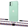 Чехол Upex Crossbody Protection Case для iPhone 11 Crystal with Twine Blue Sunset and Fausset Matte Black (UP83269)
