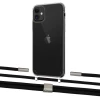 Чехол Upex Crossbody Protection Case для iPhone 11 Crystal with Twine Black  and Fausset Silver (UP83273)