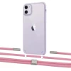 Чохол Upex Crossbody Protection Case для iPhone 11 Crystal with Twine Coral and Fausset Silver (UP83276)