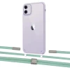 Чехол Upex Crossbody Protection Case для iPhone 11 Crystal with Twine Pistachio and Fausset Silver (UP83280)