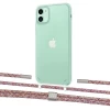 Чохол Upex Crossbody Protection Case для iPhone 11 Crystal with Twine Mulberry and Fausset Silver (UP83283)