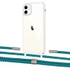 Чохол Upex Crossbody Protection Case для iPhone 11 Crystal with Twine Cyan and Fausset Silver (UP83284)
