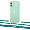 Чохол Upex Crossbody Protection Case для iPhone 11 Crystal with Twine Cyan and Fausset Silver (UP83284)