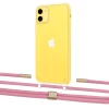 Чехол Upex Crossbody Protection Case для iPhone 11 Crystal with Twine Coral and Fausset Gold (UP83293)