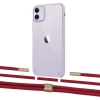 Чохол Upex Crossbody Protection Case для iPhone 11 Crystal with Twine Red and Fausset Gold (UP83294)