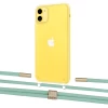 Чехол Upex Crossbody Protection Case для iPhone 11 Crystal with Twine Pistachio and Fausset Gold (UP83297)