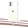 Чехол Upex Crossbody Protection Case для iPhone 11 Crystal with Twine Mulberry and Fausset Gold (UP83300)