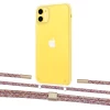 Чохол Upex Crossbody Protection Case для iPhone 11 Crystal with Twine Mulberry and Fausset Gold (UP83300)
