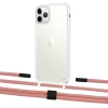 Чехол Upex Crossbody Protection Case для iPhone 11 Pro Crystal with Twine Cantaloupe and Fausset Matte Black (UP83312)
