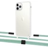 Чехол Upex Crossbody Protection Case для iPhone 11 Pro Crystal with Twine Pistachio and Fausset Matte Black (UP83314)