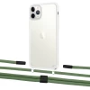 Чохол Upex Crossbody Protection Case для iPhone 11 Pro Max Crystal with Twine Mint and Fausset Matte Black (UP83367)