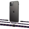 Чохол Upex Crossbody Protection Case для iPhone 11 Pro Max Crystal with Twine Blue Marine and Fausset Matte Black (UP83373)