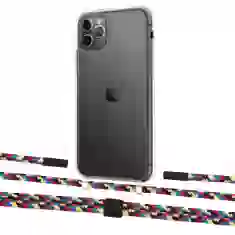 Чехол Upex Crossbody Protection Case для iPhone 11 Pro Crystal with Twine Critical Camouflage and Fausset Matte Black (UP83323)