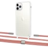 Чехол Upex Crossbody Protection Case для iPhone 11 Pro Max Crystal with Twine Cantaloupe and Fausset Silver (UP83380)