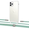 Чохол Upex Crossbody Protection Case для iPhone 11 Pro Max Crystal with Twine Pistachio and Fausset Silver (UP83382)