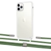 Чехол Upex Crossbody Protection Case для iPhone 11 Pro Crystal with Twine Mint and Fausset Silver (UP83333)