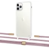 Чехол Upex Crossbody Protection Case для iPhone 11 Pro Max Crystal with Twine Rose Gold and Fausset Gold (UP83394)