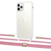 Чохол Upex Crossbody Protection Case для iPhone 11 Pro Crystal with Twine Coral and Fausset Gold (UP83344)