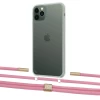 Чехол Upex Crossbody Protection Case для iPhone 11 Pro Crystal with Twine Coral and Fausset Gold (UP83344)