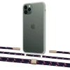 Чехол Upex Crossbody Protection Case для iPhone 11 Pro Crystal with Twine Blue Marine and Fausset Gold (UP83356)
