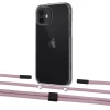 Чехол Upex Crossbody Protection Case для iPhone 12 mini Crystal with Twine Rose Gold and Fausset Matte Black (UP83462)
