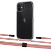 Чохол Upex Crossbody Protection Case для iPhone 12 | 12 Pro Crystal with Twine Cantaloupe and Fausset Matte Black (UP83414)