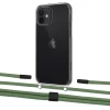 Чохол Upex Crossbody Protection Case для iPhone 12 mini Crystal with Twine Mint and Fausset Matte Black (UP83469)