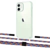 Чохол Upex Crossbody Protection Case для iPhone 12 mini Crystal with Twine Blue Sunset and Fausset Matte Black (UP83473)
