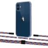 Чехол Upex Crossbody Protection Case для iPhone 12 mini Crystal with Twine Blue Sunset and Fausset Matte Black (UP83473)