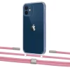 Чохол Upex Crossbody Protection Case для iPhone 12 | 12 Pro Crystal with Twine Coral and Fausset Silver (UP83429)