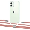 Чехол Upex Crossbody Protection Case для iPhone 12 | 12 Pro Crystal with Twine Cantaloupe and Fausset Silver (UP83431)