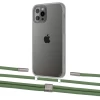 Чохол Upex Crossbody Protection Case для iPhone 12 | 12 Pro Crystal with Twine Mint and Fausset Silver (UP83435)