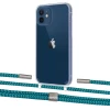 Чохол Upex Crossbody Protection Case для iPhone 12 mini Crystal with Twine Cyan and Fausset Silver (UP83488)