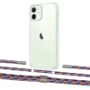 Чохол Upex Crossbody Protection Case для iPhone 12 | 12 Pro Crystal with Twine Blue Sunset and Fausset Silver (UP83439)