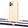 Чехол Upex Crossbody Protection Case для iPhone 12 | 12 Pro Crystal with Twine Blue Marine and Fausset Silver (UP83441)