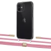 Чохол Upex Crossbody Protection Case для iPhone 12 mini Crystal with Twine Coral and Fausset Gold (UP83497)