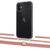 Чохол Upex Crossbody Protection Case для iPhone 12 | 12 Pro Crystal with Twine Cantaloupe and Fausset Gold (UP83448)