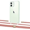 Чехол Upex Crossbody Protection Case для iPhone 12 | 12 Pro Crystal with Twine Cantaloupe and Fausset Gold (UP83448)