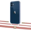 Чехол Upex Crossbody Protection Case для iPhone 12 mini Crystal with Twine Cantaloupe and Fausset Gold (UP83499)
