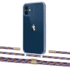 Чохол Upex Crossbody Protection Case для iPhone 12 mini Crystal with Twine Blue Sunset and Fausset Gold (UP83507)